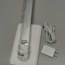 White crown LED Desk Lamp Dimmable Table Lamp Reading Lamp with USB Charging Port, 5 Lighting Modes, Sensitive Control, 30/60 Minutes Timer (White, First-Generation)