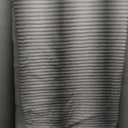 Great Bay Home Ribbed Texture Reversible Light Grey Throw Blanket, Fluffy and Luxurious Throw Blanket (50" x 60" Throw, Light Grey)