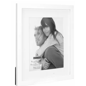 ML 8X10/11X13 White Matted Linear FRM