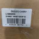 Levtex Home - Cross Stitch Chambray Quilt Set - King Quilt + Two King Pillow Shams - Cross Stitched Pattern - Quilt Size (106x92in.) and Pillow Sham Size (36x20in.) - Reversible - Cotton Fabric