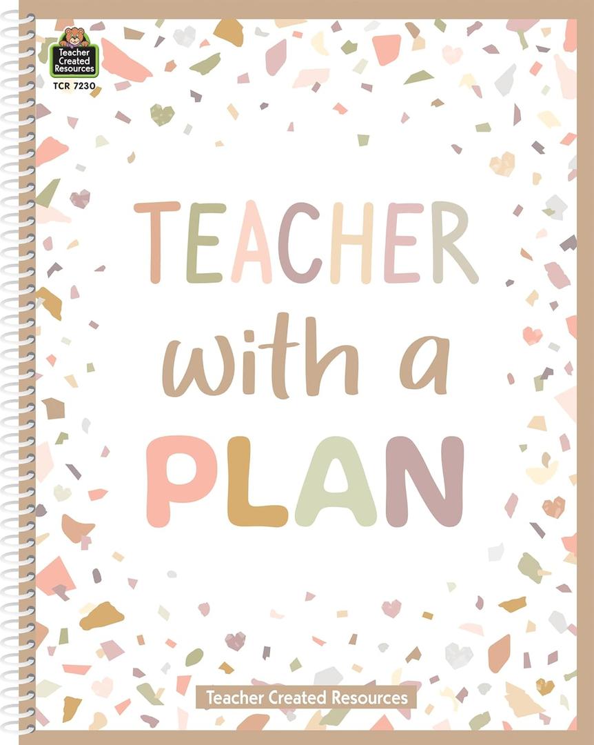 Teacher Created Resources Terrazzo Tones Teacher Planner (TCR7230)