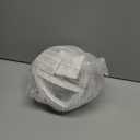 Elements 7.68 Inch White MDF Open Weave Decorative Orb