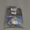 ANSOMO Blue and Black Happy Birthday Party Decorations for Boys Men Banner Balloons Navy Royal Light Blue Pom Poms Foil Curtain Dcor Supplies 13th 16th 18th 20th 30th 40th 50th 60th 70th 80th