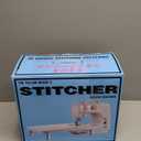 Sewing Machine, Basic Sewing Machine with Foot Pedal, Stitching Machine For Children With Sewing Kit, Dual Threads Electric Tacking Machine for Beginners (Table + Kit) (Purple Accent)