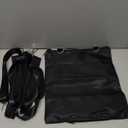 Catheter Bag Holder, Urine Drainage Bag Holder w/Drain Tube Cover & Adjustable Strap, Water-Resistant & Machine Washable, Privacy & Secure for Foley Catheter Users (Diamond Pattern-black)