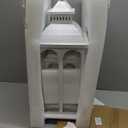 NEEDOMO Lanterns Decorative Outdoor & Indoor, Set of 3 Outdoor Lanterns for Porch, Vintage Candle Lantern Decor for Living Room, Fireplace, Kitchen Dining Table, Patio, Garden, Wedding, White (White-24"/18"/12"h)