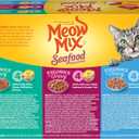 Meow Mix Seafood Favorites Chunks in Gravy Wet Cat Food Variety Pack, 2.75 Ounce (Pack of 12)