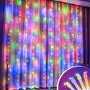 2 x 210 LED 4-Color Outdoor Easter String Lights, Seasonal Fairy Lights with 8 Modes, Waterproof Indoor Outside Decoration Lighting for Christmas, Parties, Wedding, Patio, New Year(70FT)