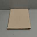 Decorelia Faux Linen Square Tablecloth for Dining Room,Waterproof Texture Decorative Farmhouse Rustic Table Cloth for Indoor Outdoor Party, Holiday, Banquet Picnics, Patio,52 x 52 Inch (Square),Beige