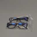 Gaoye 2-Pack of Reading Glasses +2.0 - Blue-Light Filter, UV Protection - Readers with Rectangle Frames