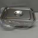 4 Inch Extra Deep Lasagna Baking Pan with Lid, 11x14 Inch 7.4QT Large Stainless Steel Nonstick Lasagna Baking Roasting Pans Casserole Dishes for Oven with Lids(M, 1 Pack)