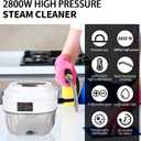 Steam Cleaner for Home, Steamer for Cleaning, 6-Level, 10s Heat-Up & 1.5L Tank, Handheld Steam Cleaner for Car Detailing, Home, Tile, Grout, Furniture