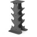 Dumbbell Racks, Space Saving Solution, Sturdy Cast Iron, Home Workout Storage, Heavy Weights Bearing, Home Strength Training (Slate)