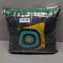 Mid Century Modern Atomic Boomerang Design Throw Pillow (16x16)