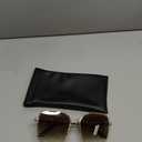 QUAY - Womens Sunglasses, Square Lenses with UV Protection, Oversized Sunglasses (Ever After) (Gold/Brown)