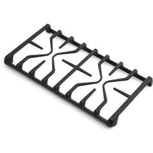 WB31X27151 Stove Grate Replacement Parts for GE Stove Parts 19.5 x 10'' WB31X24736 Burner Side Grate General Electric Gas Range Parts Stove Surface Burner Grate GE Gas Cooktop Cast Iron Rack 1 Pack