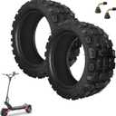 2 PCS 100/65-6.5 Tire Tubeless, 11 Inch Scooter Tires for VSETT 11+/Zero 11X/Dualtron/Thunder/Speedual Plus, Non-Slip Tubeless Off-Road Electric Scooter Tire.