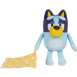 Bluey Sleepy Time 13 Inch Plush with Blanket, Press Tummy to Hear 7 Fun Phrases, Sing Along to The Theme Song, So Soft Made with Deluxe Fabrics and Detailed Stitching | 