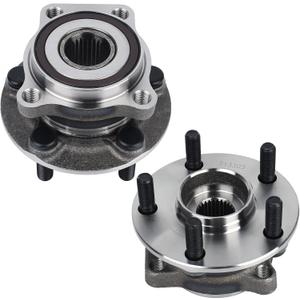 KUSATEC 513303 2pcs Front Wheel Bearing and Hub Assembly Compatible with 2008-2014 Subaru Forester Impreza 2013-2014 XV Crosstrek 2005-2014 Subaru Outback Legacy, 5 Lug Bolts w/ABS