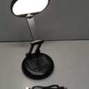 Desk Lamps for Home Office Rechargeable 3600mAh, Foldable+Portable Cordless Desk Light Small Table Lamp,Dimmable+9 Brightness Small Table Lamp Desk Light Table, LED Desk Lamps for Home Office (Black)