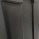 Safco Step On Plastic Trash Can with Foot Pedal, 23 Gallon Garbage Can for Kitchen, Indoor or Outdoor Use, Hands Free, Black