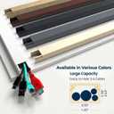 Cord Hider, Wire Cover, Cord Covers Wall Mounted TV, Cable Hider, 315 in Paintable White Raceway Kit, Electrical Cords Concealer, Cable Management, Hide Cords Wall, Wire Molding, Adhesive Channel