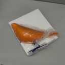 Quoowiit Bird Figurine, Modern Sculpture and Statues for Home Decor, Animal Statues for Bookshelf, Table, Entryway, Fireplace, Resin Decorative Sculpture with Chic Polka Dots Art Design (Orange)