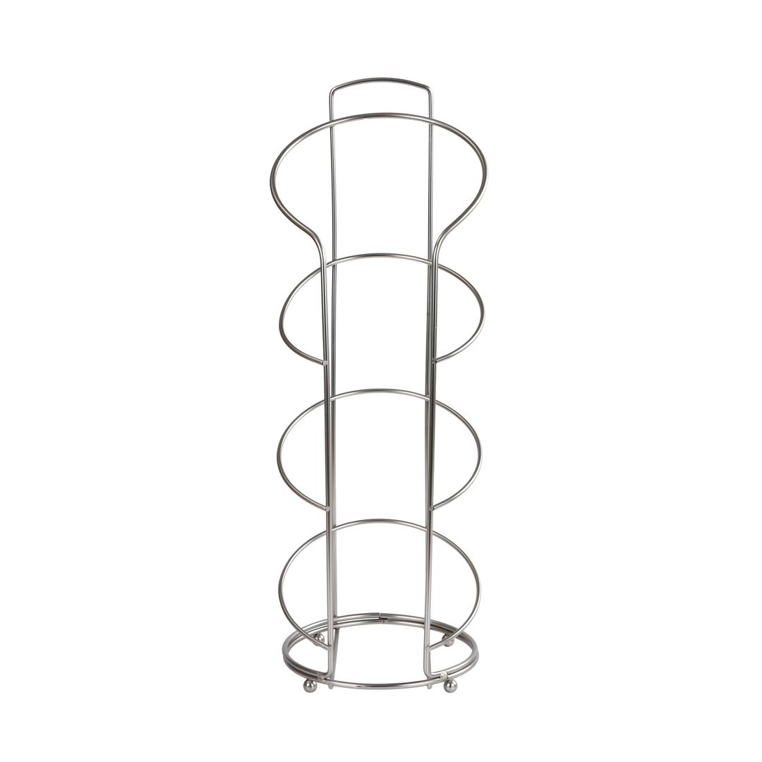 Mainstays 23-inch Freestanding Satin Nickel Toilet Paper Holder