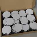160PCS Sublimation Coasters Blanks, Round Car Coasters Sublimation Blanks Set, Car Coaster Packaging with Display Cards Bags, 2.75 Inch Blank Cup Mat for Sublimation Transfer Heat Press DIY Crafts