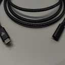 Faracent USB C Extension Cable (20Gbps/240W/4.3FT/1.3M), USB 3.2 Type C 3.1 Male to Female Extension Charging & Sync for iPhone Pixel PSVR2 MacBook Air Pro/New iPad Dell XPS Surface Book-Grey