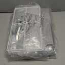 Ruiever Square Lampshades Set of 2, Natural Linen Lampshades L12.6'' x W6.7''x 8.07" High, Easy Assembly Replacement Fabric Lampshades for Table Lamps Floor Lamps, Gary Color Lampshade