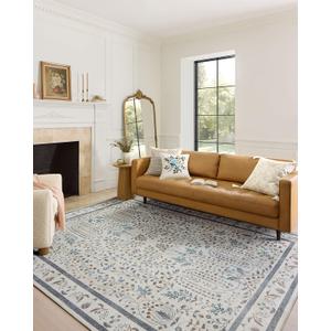 Loloi Rifle Paper Co. Maison Collection MAO-05 Wisteria Cream 3'-9" x 5'-6", .19" Pile Height, Accent Rug