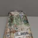 jinchan Round Rug 4ft Area Rug - Machine Washable 4'Circle Vintage Floral Non-Slip with Rubber Backing Ultra-Thin Low-Pile Carpet for Living Room Dining Room Entryway (4'Round,Orange) (Retro Orange/Blue)