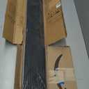 GANSNAY 2" Rise Threshold Ramp, Longer Ramp with Pre-Set Holes& Plugs, Solid Rubber 10,000lbs Capacity, Non-Slip& Cuttable Ramp for Doorways, Driveways, Warehouse, Patio, Shed- 2" Rise(39.3"×4.7")