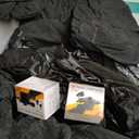 Realspring 9 Pcs Bean Bag Chairs for Adults Inflatable Chairs with Electric Air Pump,Blow up Couch Folding Portable Inflatable Couch Lazy Sofa for Reading Living Room Camping (Black)