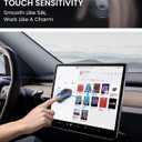 REEVAA 2026 Tesla Model Y Premium & Performance Screen Protector [Anti-Glare & No Fingerprint], 9H Tempered Glass for 2026 Model Y Premium & Performance, with Alignment Frame, Matte, 16 inch