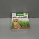 Cat Grass Kit for Indoor Cats, 3 Pack Fast Growing Cat Grass Kit with Eco-Friendly Biodegradable Pots, Soil & Organic Wheatgrass Seeds, Grows in 3-7 Days with High Germination Rate
