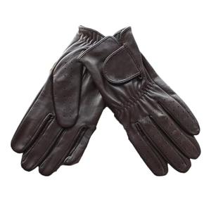Men's Sheepskin Short Leather Gloves Touch Screen Thin Single Layer Sports Golf Driver Driving Classic, 9