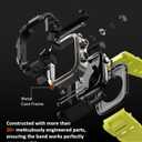 ULTIMAL Rugged Case with Band for Apple Watch 46mm,Compatible with Apple Watch Series 11/10, Military Grade Shockproof Bumper Cover for iWatch Tactical Band Men (46mm,Fluorescent Green)