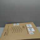 Solid Pine Wire Shelf Covers, 16" D x 21" L, Tool-Free Pantry Rack, 21" Length