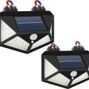 Magnetic RV Light Solar Light with Super Strong Magnet Motion Sensor Lights for Trailers, Campers | Outdoor & Exterior Lighting, RV Porch & Awning Lights, Easy Installation, 2 Pack