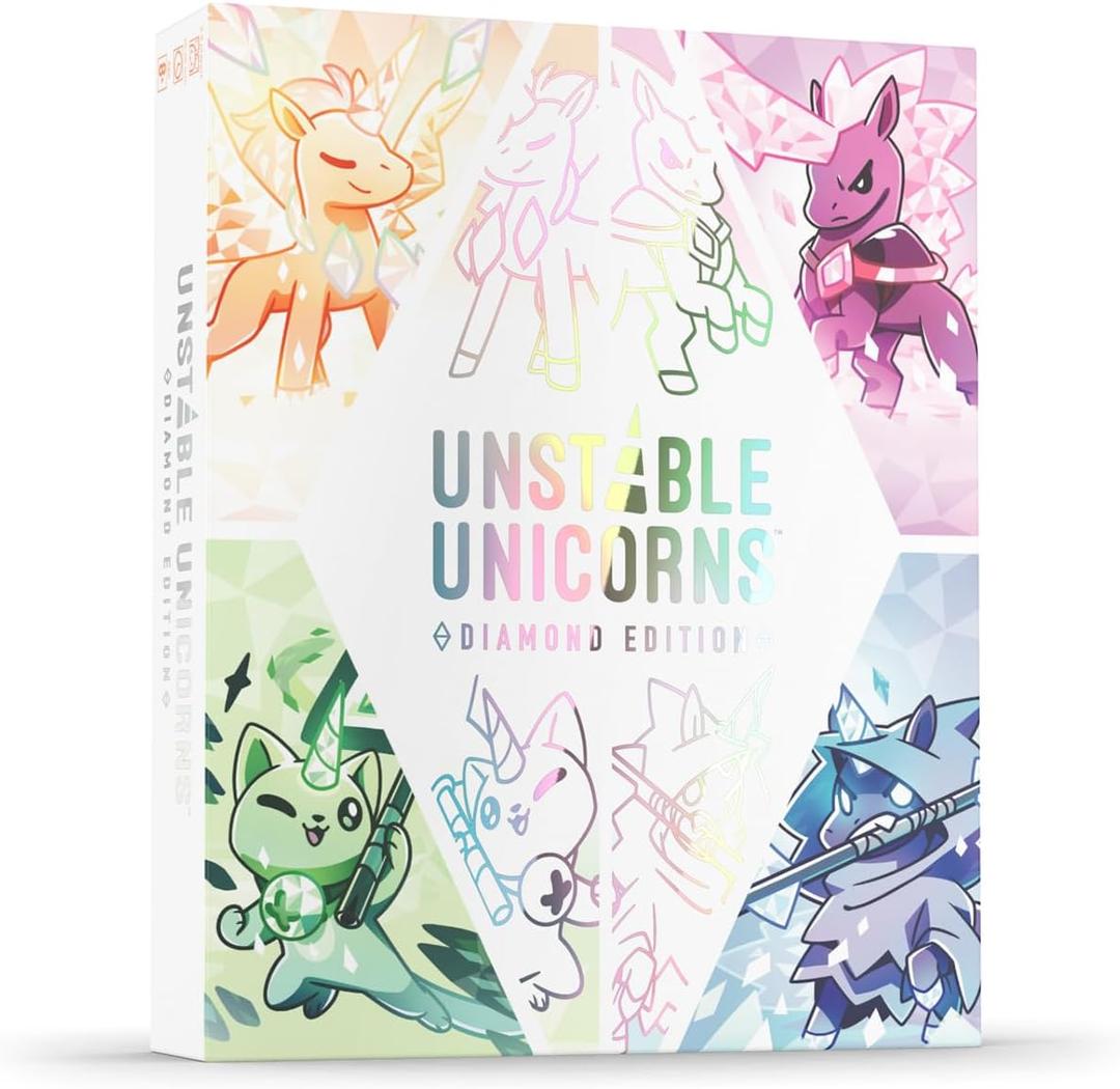 Unstable Games Unstable Unicorns Diamond Edition Card Game Up