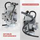 KLF 300 Carburetor Compatitable with Kawasaki Bayou KLF3001986-1987 KLF300A 1988-2005 KLF300B, 1989-2005 KLF300C ATV Carb with Cleaning Tools