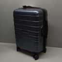 BAGSMART Carry On Luggage 19 L x14 W x9 H Airline Approved with Spinner Wheels, Lightweight 20 Inch Luggage with TSA Lock, Expandable Hard Shell Carry On Suitcases for Men Women, Royal Blue