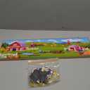 QUOKKA Travel Magnetic Puzzles for Toddlers 1-3  20+Pcs Africa Game with Extra-Long Play Book  Fun Travel Game Toy for Kids Ages 3-5  Strong Magnets for Car Activities  Fun Toddler Puzzle Ages 2-4