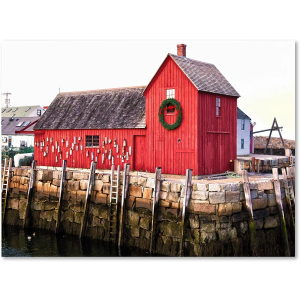 Trademark Fine Art Boston 5 Canvas Wall Art by CATeyes, 14 by 19-Inch
