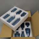 SUPMIND Glass Bud Vase Set of 12, Small Blue Flower Vases for Centerpieces in Bulk, Mini Vintage Vase for Wedding, Home,Table Decoration