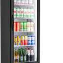 BODEGA BODEGACOOLER 9 Cu.Ft Commercial Beverage Refrigerator with Glass Door,Display Drink Refrigerators fridge for Beer Display Drink Cooler Rapid Cooling & Quiet for Bar Restaurant Office Store Use