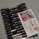 ROSALIND 30pcs Jelly Gel Polish Set, 26 Colors Translucent Nude Pink Neon Gel Nail Polish Set with Sheer Matte Glossy Glitter Effects for Nails with Base Gel Top Coat Salon DIY Home (0.17 Fl Oz (Pack of 30))