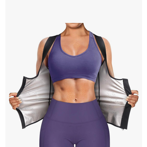 Suit for Women Waist Trainer Vest for Women Sweat Tank Top Shaper for Women with Zipper XL